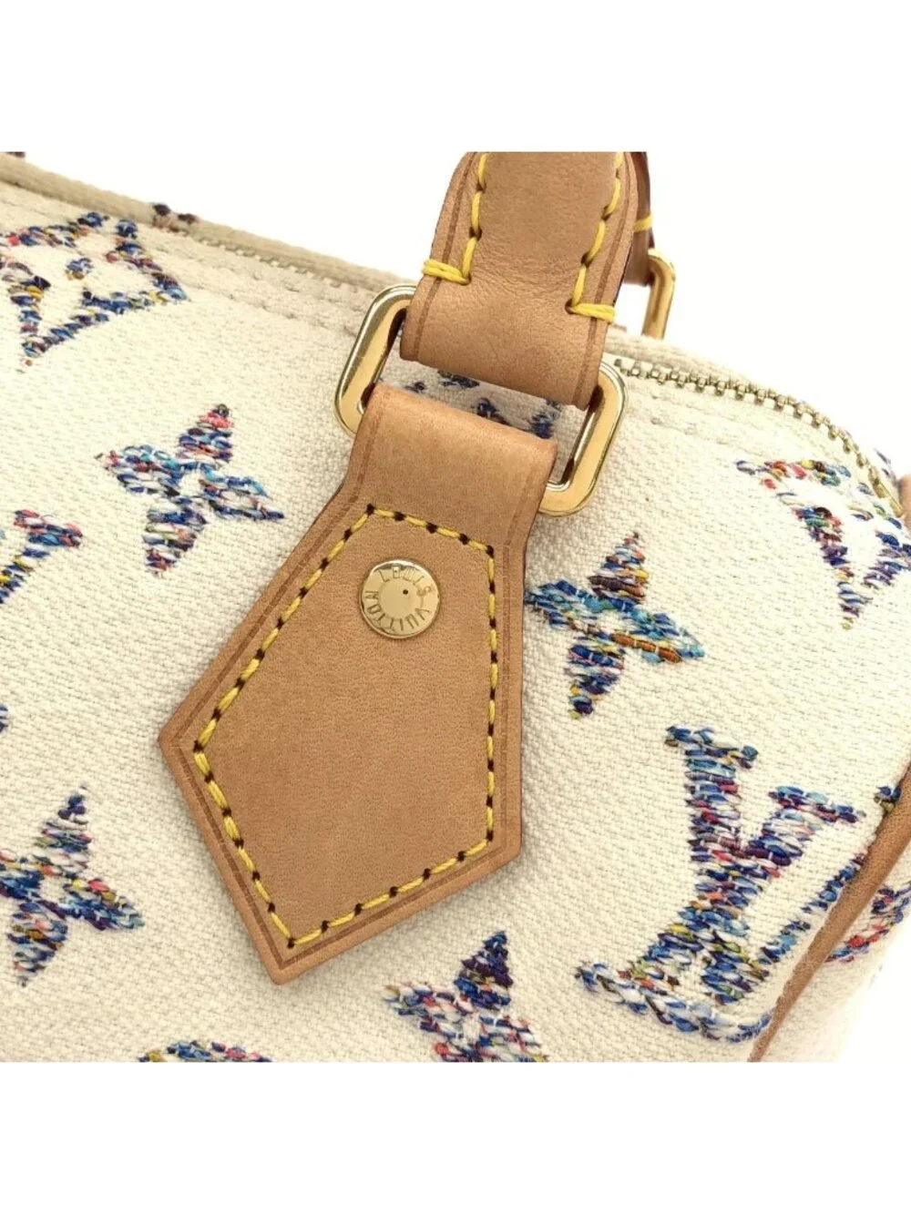 Louis Vuitton Tweed Monogram Multicolor Speedy Bandouliere 20 Boston Bag